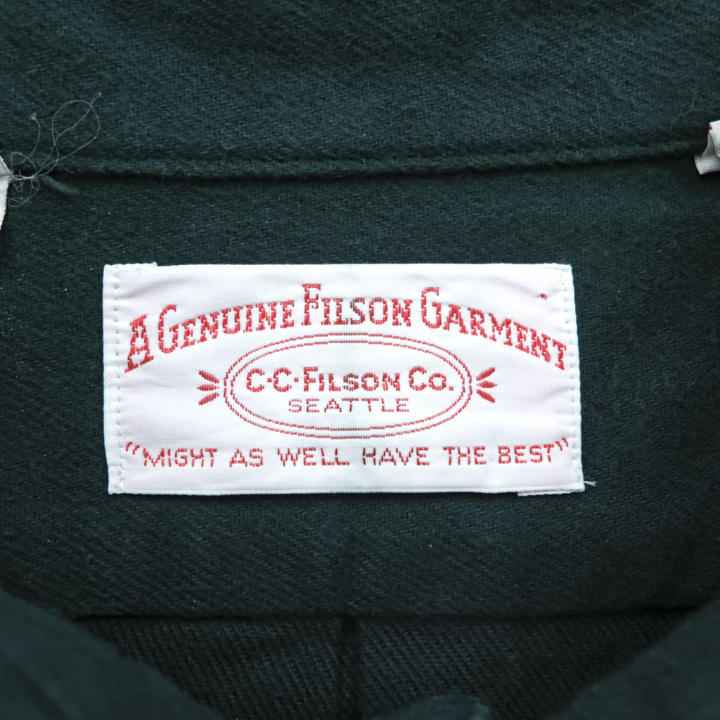 FILSON USA Made Long-Sleeve Shirt, Size XXL, Green, 850XL