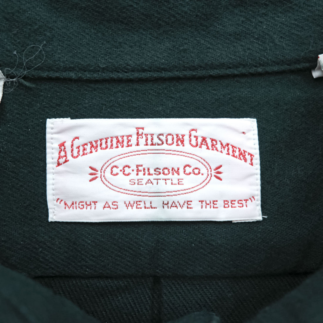 FILSON USA Made Long-Sleeve Shirt, Size XXL, Green, 850XL