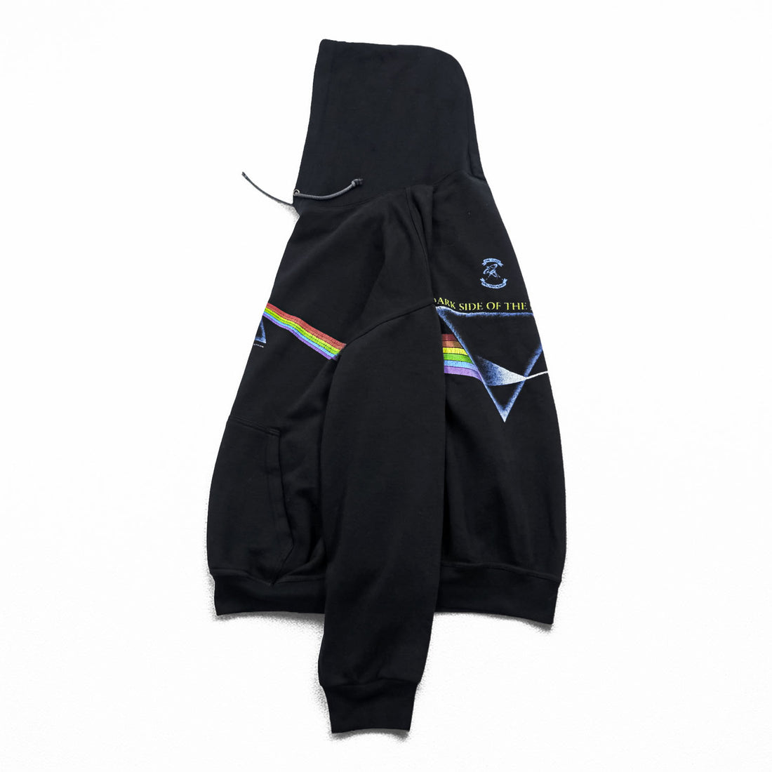 Pink Floyd Vintage 1987 Dark Side of the Moon Hoodie Black Prism Graphic Pullover Artimonde Made in Canada