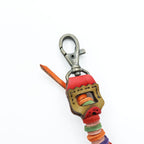 OJAGA DESIGN Made in Japan Leather Wallet Chain Wallet Rope Code Orange, Purple, Green ABIDJAN
