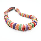 OJAGA DESIGN Made in Japan Leather Wallet Chain Wallet Rope Code Orange, Purple, Green ABIDJAN