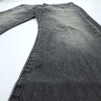 Levi's 501 デニムパンツ ジーンズ M グレー レザーパッチ ボタンフライ 00501 2144
