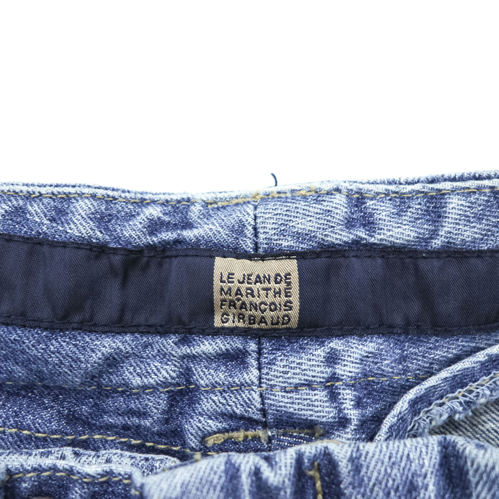 MARITHE + FRANCOIS GIRBAUD 90s Vintage Shuttle Pants Denim Jeans XL and up Blue