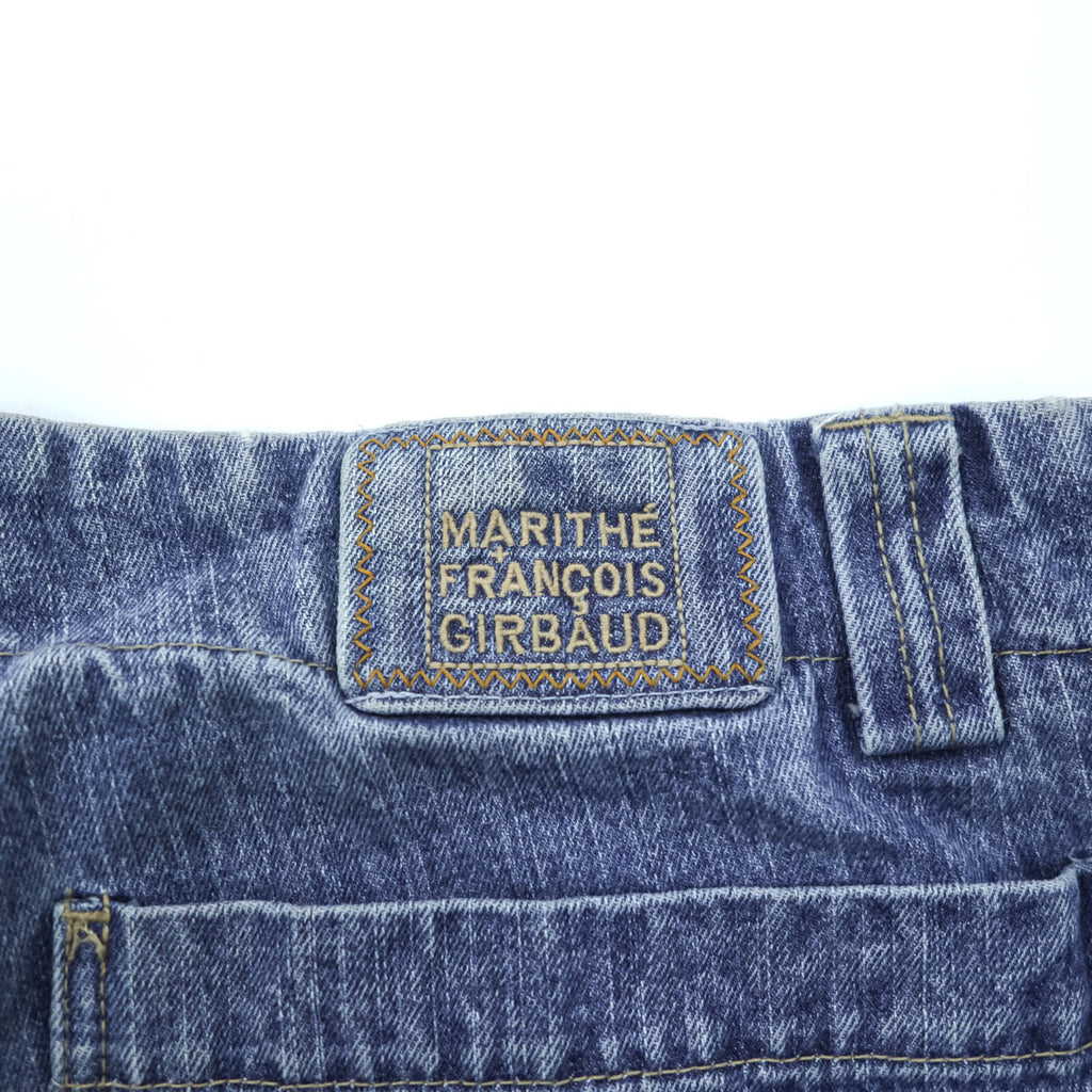 MARITHE + FRANCOIS GIRBAUD 90s Vintage Shuttle Pants Denim Jeans XL and up Blue