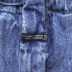MARITHE + FRANCOIS GIRBAUD 90s Vintage Shuttle Pants Denim Jeans XL and up Blue