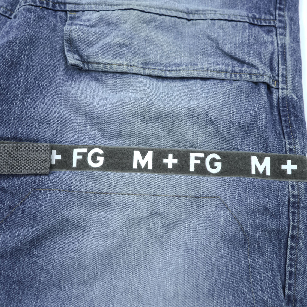 MARITHE + FRANCOIS GIRBAUD 90s Vintage Shuttle Pants Denim Jeans XL and up Blue