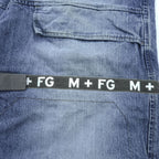 MARITHE + FRANCOIS GIRBAUD 90s Vintage Shuttle Pants Denim Jeans XL and up Blue