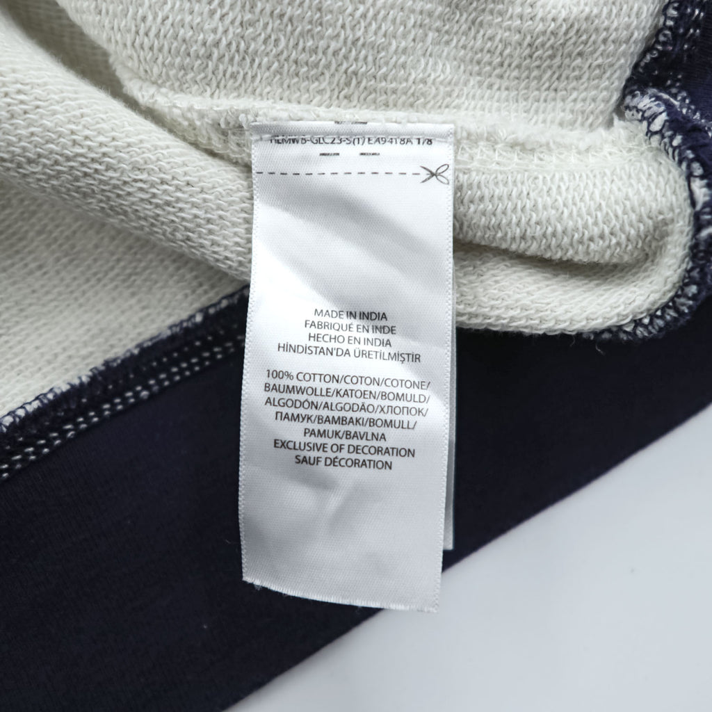 Polo Ralph Lauren 前V ガゼット スウェット トレーナー L ベージュ アーチロゴ リブライン