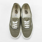 VANS AUTHENTIC E LTR Grained Leather Low-Cut Sneakers Gray US9