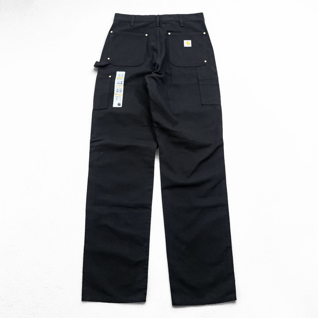 carhartt USA製 ダック地 ダブルニー ペインターパンツ ワークパンツ L ブラック LOOSE ORIGINAL FIT 未使用品 B01