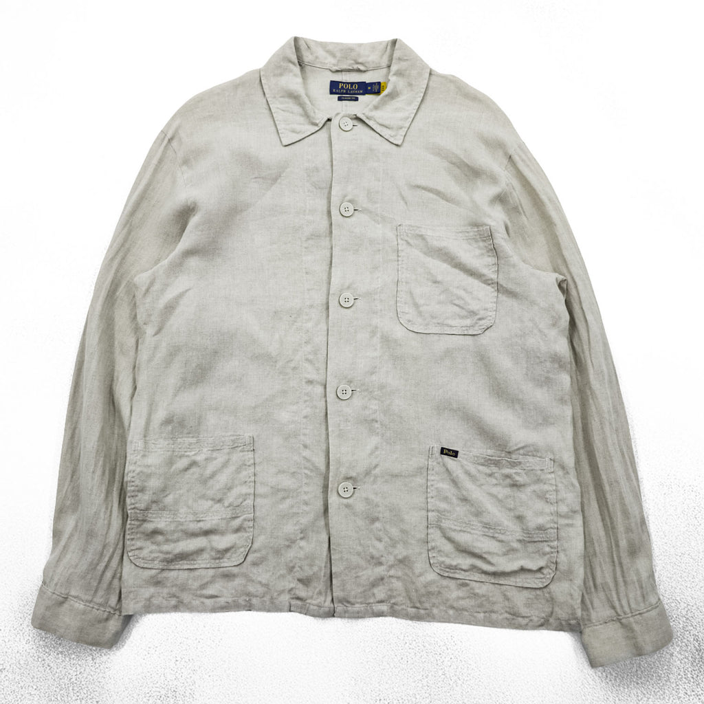 Polo Ralph Lauren Chore Coat Shirt Jacket M Beige