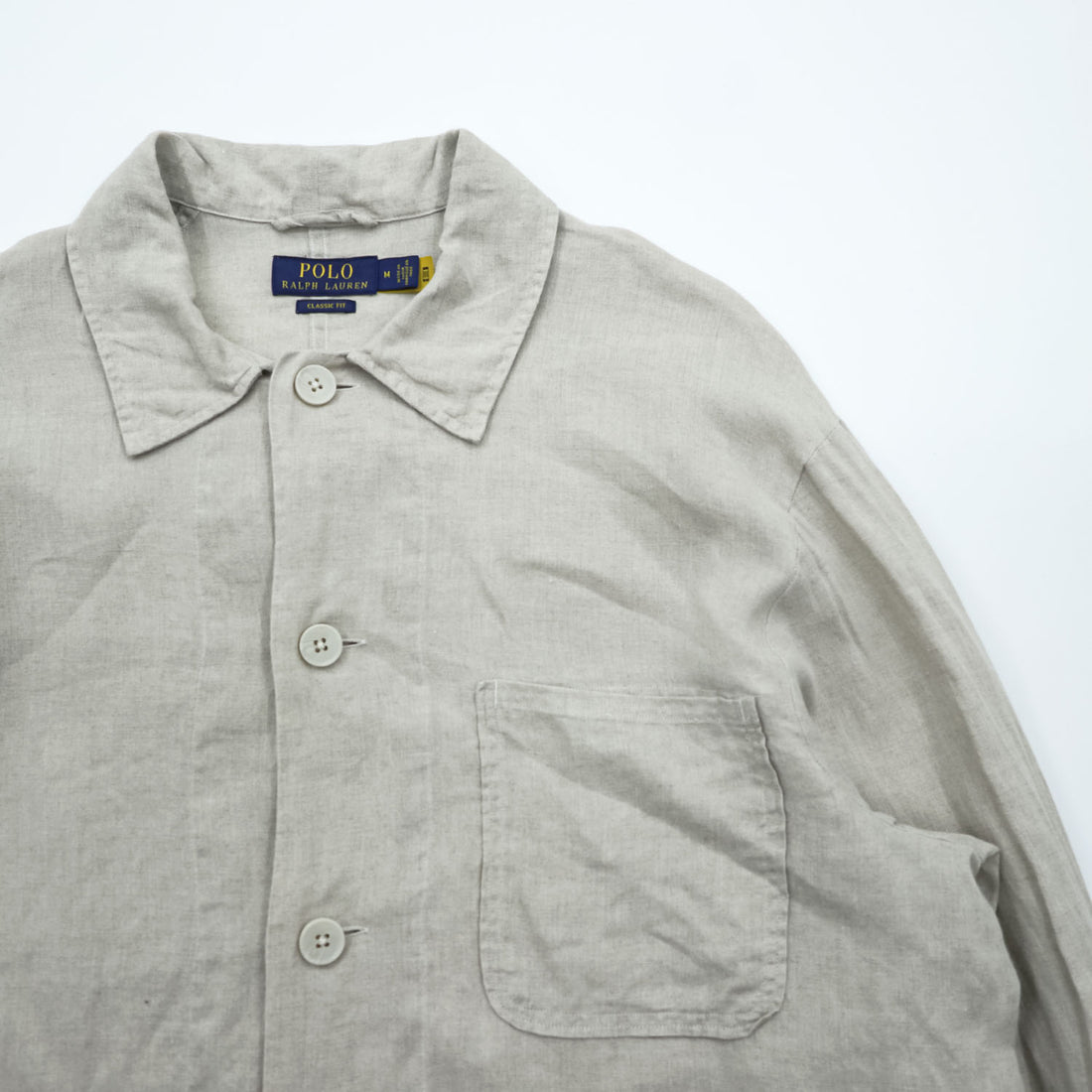 Polo Ralph Lauren Chore Coat Shirt Jacket M Beige