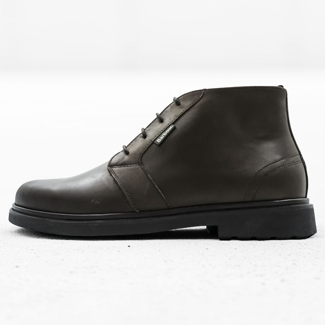 Barbour ワックスド レザー チャッカブーツ 28cm ブラウン Meays レースアップ ラバーソール