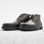 Barbour ワックスド レザー チャッカブーツ 28cm ブラウン Meays レースアップ ラバーソール