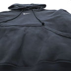 NIKE Oversized Cropped Hoodie FREE Black Phoenix Fleece PO Hoodie Center Swoosh Short Length Wide Silhouette DQ5860-010
