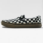 VANS Checkerboard Slip-On Sneakers US8.5 Black, White Gum Sole V98CL