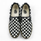 VANS Checkerboard Slip-On Sneakers US8.5 Black, White Gum Sole V98CL