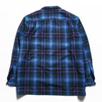 PENDLETON ボードシャツ The Original Board Shirt オープンカラー 長袖シャツ XL ウール チェック オンブレ ループカラー ボックス