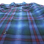 PENDLETON ボードシャツ The Original Board Shirt オープンカラー 長袖シャツ XL ウール チェック オンブレ ループカラー ボックス