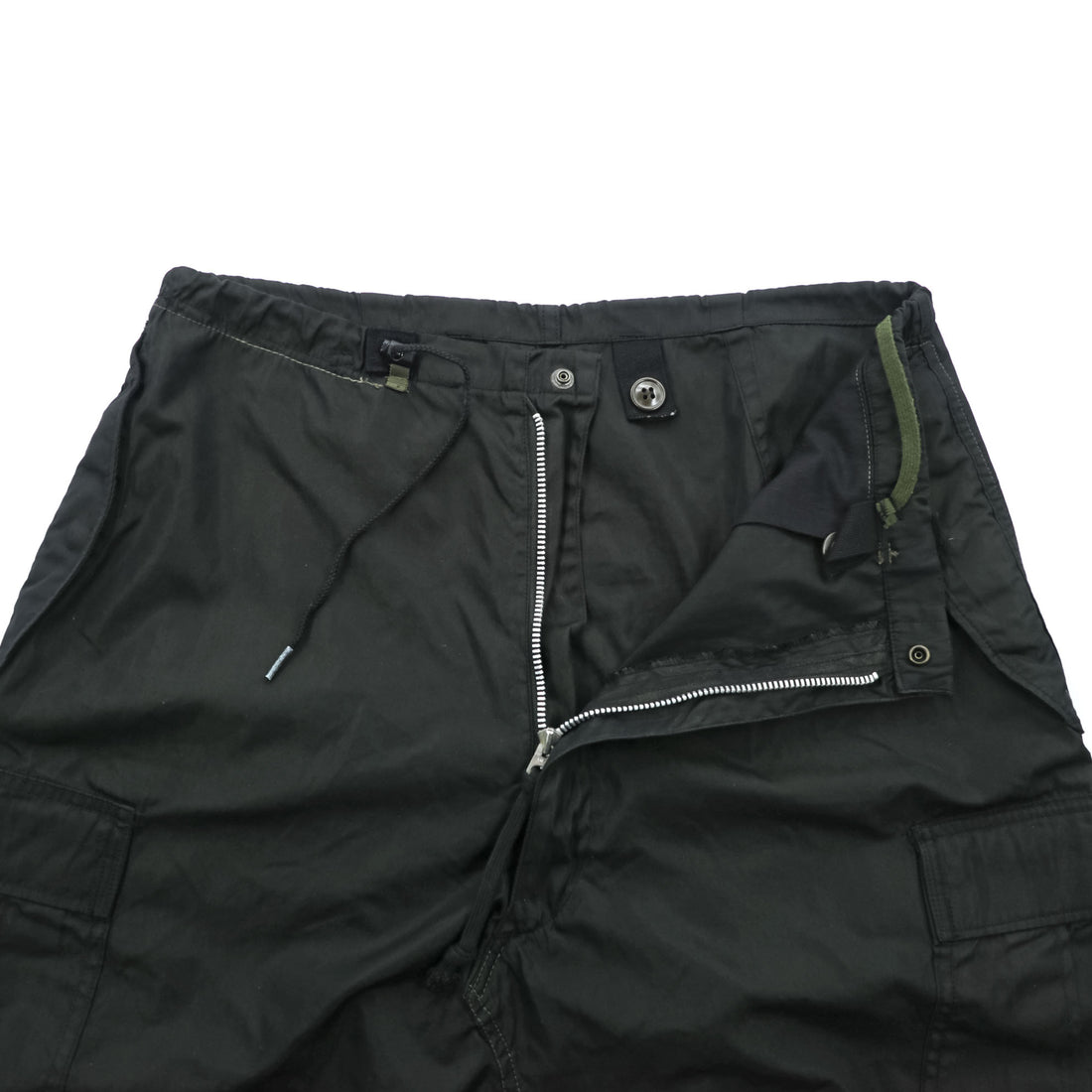 Needles Made in Japan Reconstructed M51 BDU Sarouel Pants M Black, Khaki TALON Zipper