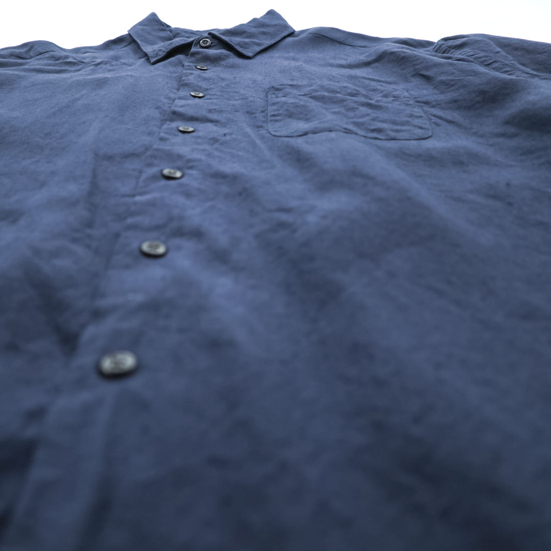 Brooks Brothers Irish Linen Long-Sleeve Shirt, Size XL, Navy