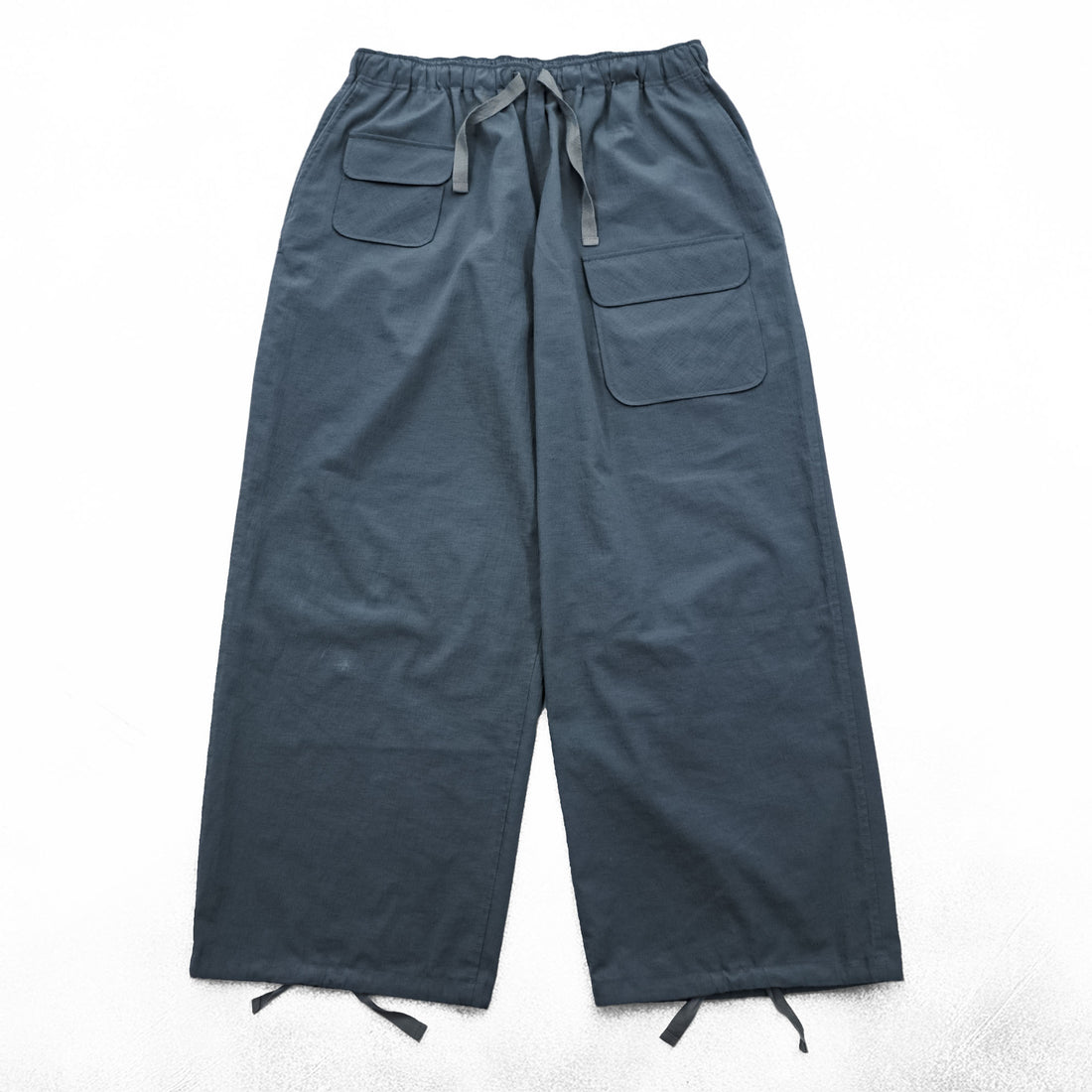 South2 West8 ワイド バルーンパンツ String Cuff Balloon Pant イージーパンツ M グレー ドローコード 日本製