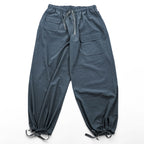 South2 West8 ワイド バルーンパンツ String Cuff Balloon Pant イージーパンツ M グレー ドローコード 日本製
