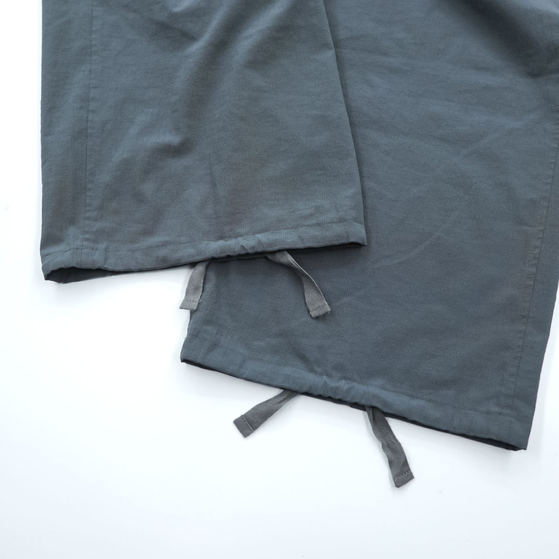 South2 West8 ワイド バルーンパンツ String Cuff Balloon Pant イージーパンツ M グレー ドローコード 日本製