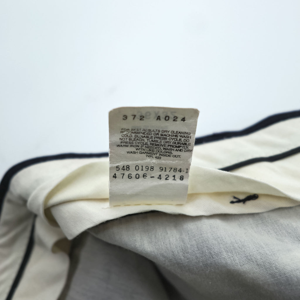 Vintage Levi Strauss Action Choice Pleated Dress Pants Navy 36x32 USA Made Dacron Polyester Rayon