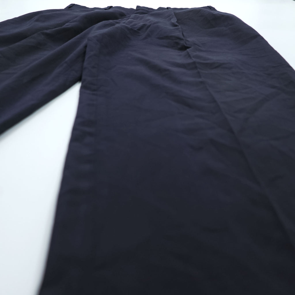 Vintage Levi Strauss Action Choice Pleated Dress Pants Navy 36x32 USA Made Dacron Polyester Rayon