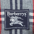 BURBERRY 90年代 スペイン製 ヴィンテージ スウィングトップ ハリントンジャケット L グレー 裏地ノバチェック