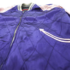 IOLANI Reversible Sukajan Japanese Souvenir Jacket, Size L, Embroidered, Japan, Cherry Blossom Design