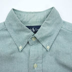 Ralph Lauren 90s Classic Fit Oxford Button Down Shirt Mint Green Pony Logo Cotton Men 14.5 32/33