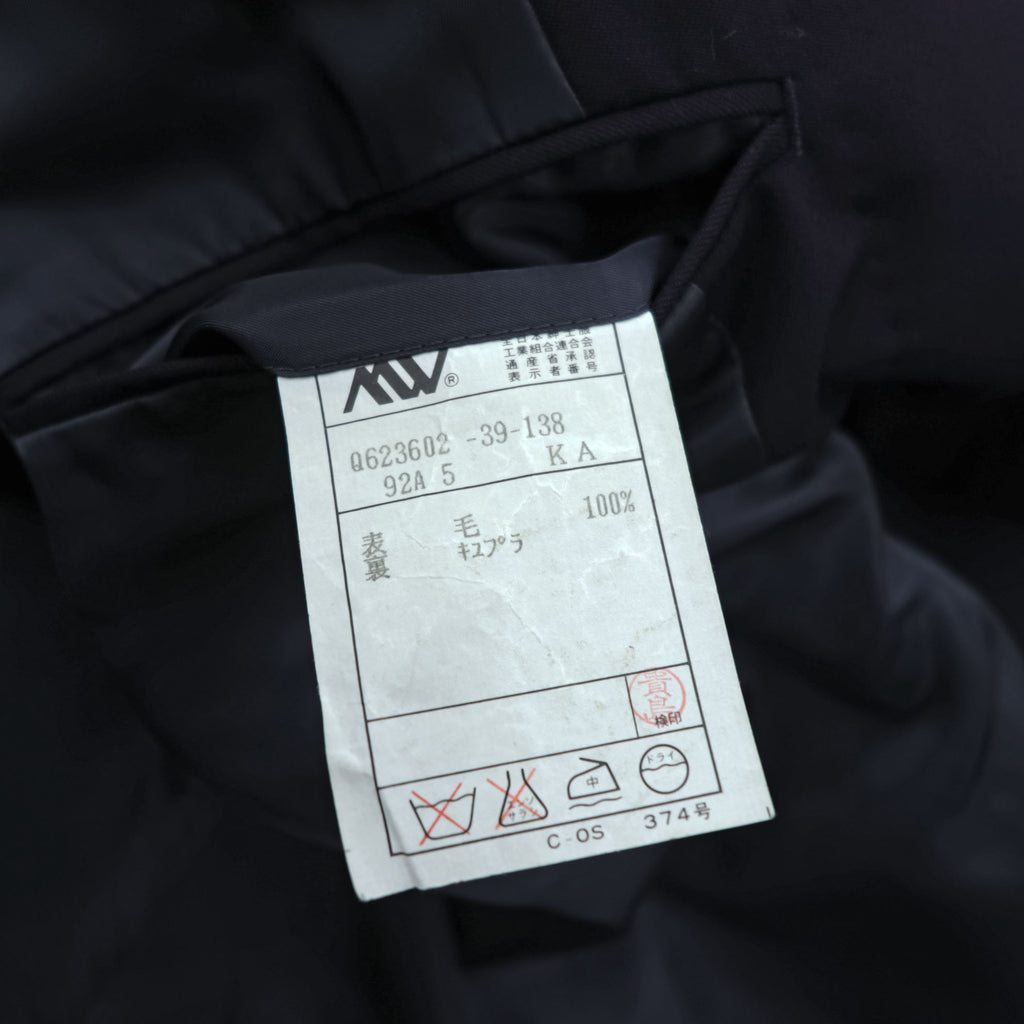 Polo Ralph Lauren 90年代 ヴィンテージ ピークドラペル ダブルブレスト ジャケット ブレザー M ネイビー ギャバジン 金ボタン 紺ブレ テーラード 日本製