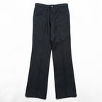 Wrangler 90s Vintage Rancher Dress Jeans Slacks Pants M Black Center Press