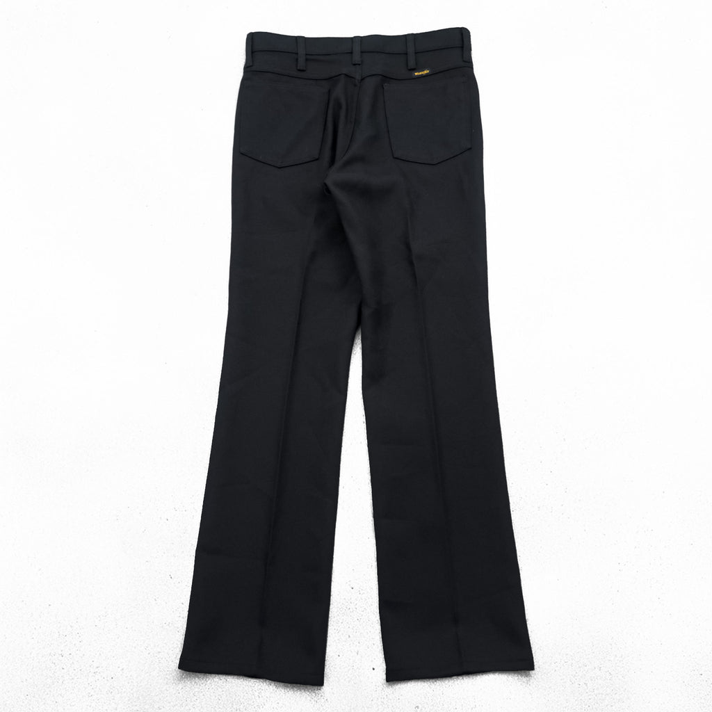 Wrangler 90s Vintage Rancher Dress Jeans Slacks Pants M Black Center Press