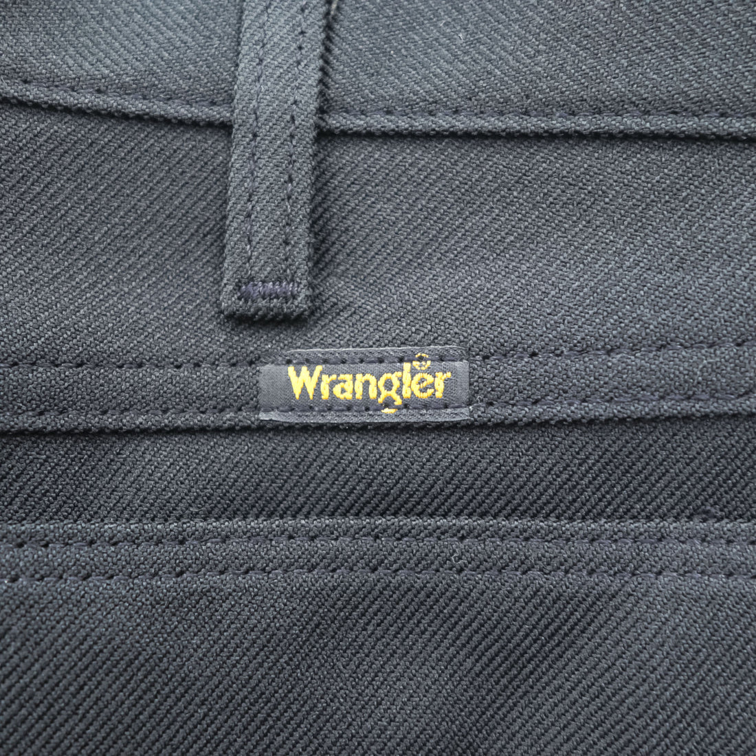 Wrangler 90s Vintage Rancher Dress Jeans Slacks Pants M Black Center Press