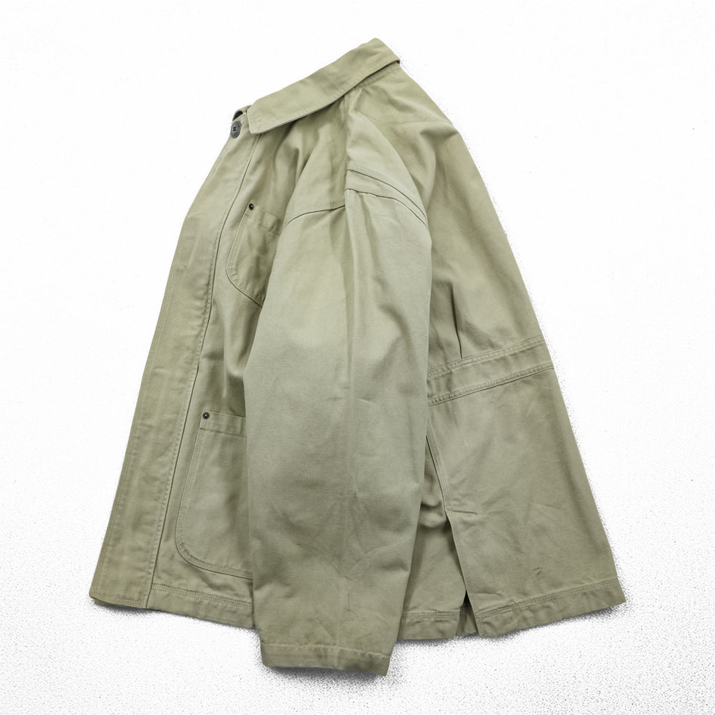 Timberland Vintage 00s Duck Chore Coat Hunting Jacket L Beige WEATHER GEAR 5270