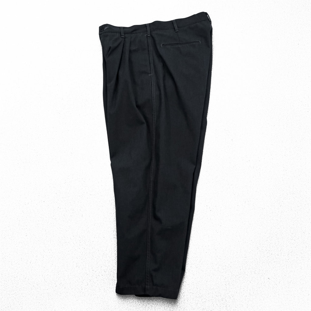 SUGAR CANE Made in Japan Wide 2-Tuck Pleated Work Chino Pants Gray M TALON Zip SC42210 FICTION ROMANCE