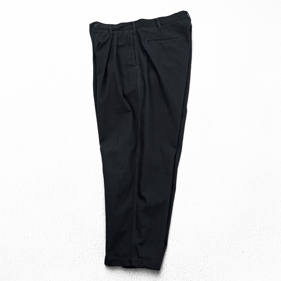 SUGAR CANE Made in Japan Wide 2-Tuck Pleated Work Chino Pants Gray M TALON Zip SC42210 FICTION ROMANCE