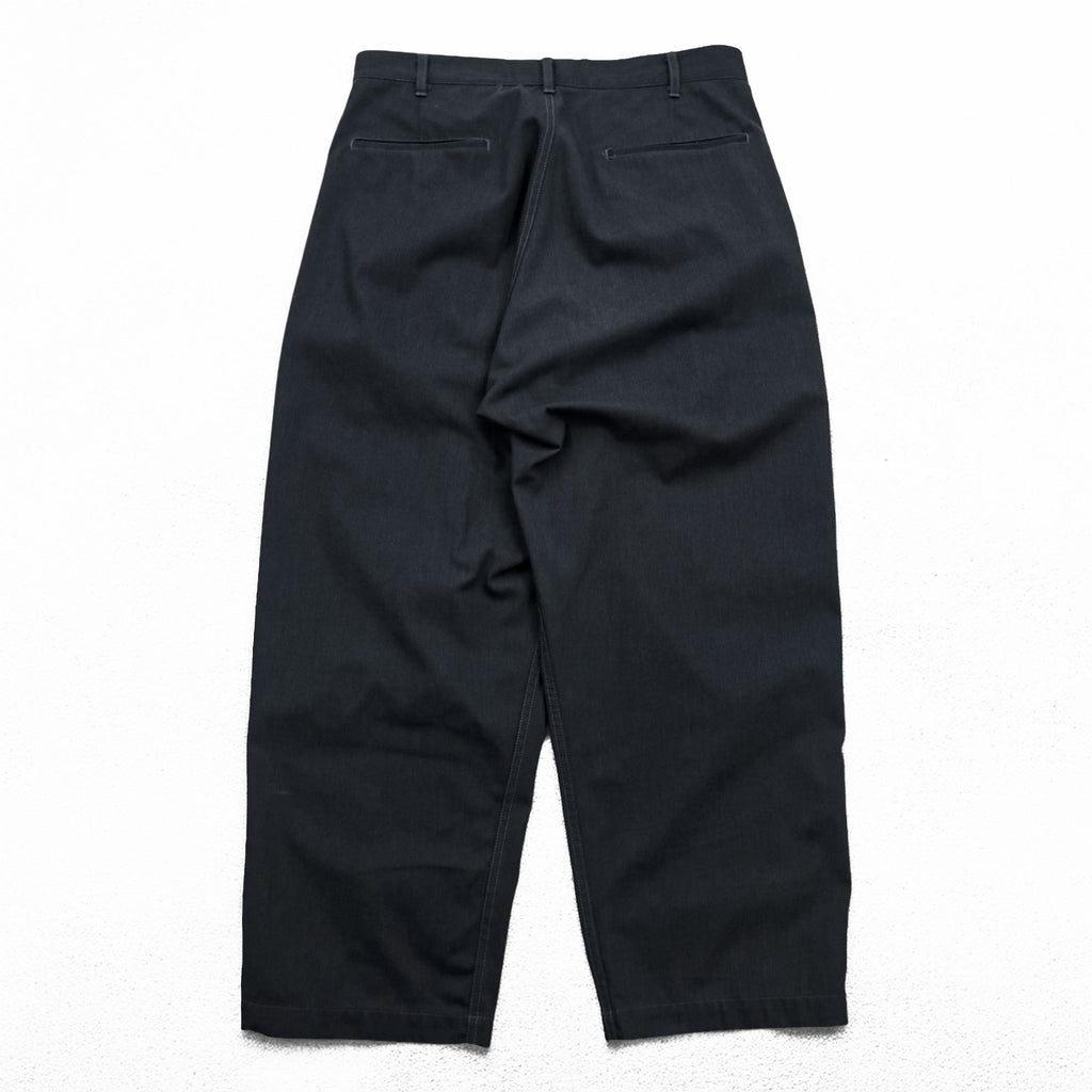 SUGAR CANE Made in Japan Wide 2-Tuck Pleated Work Chino Pants Gray M TALON Zip SC42210 FICTION ROMANCE
