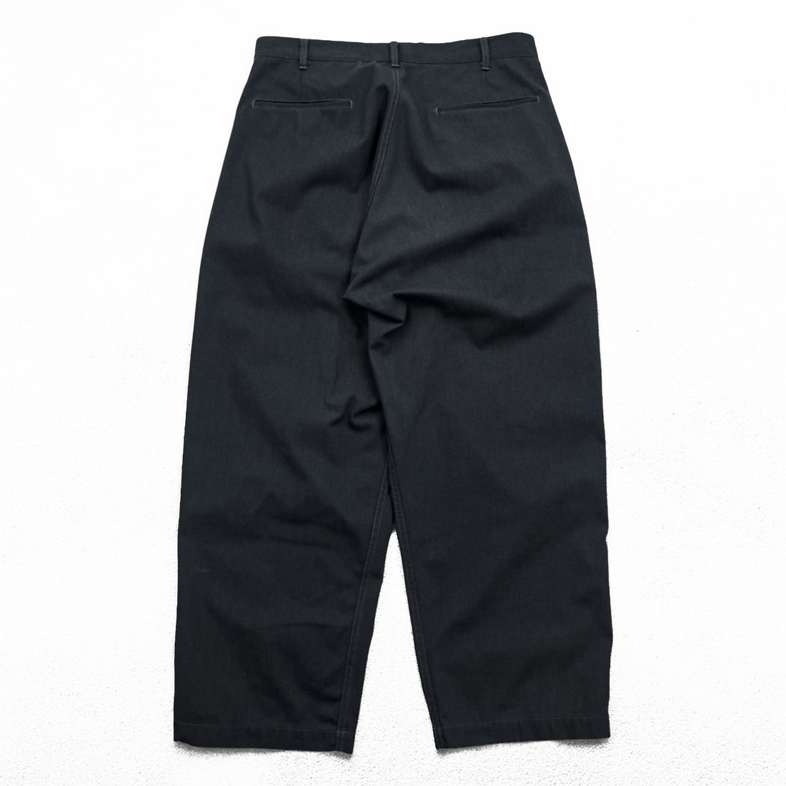 SUGAR CANE Made in Japan Wide 2-Tuck Pleated Work Chino Pants Gray M TALON Zip SC42210 FICTION ROMANCE