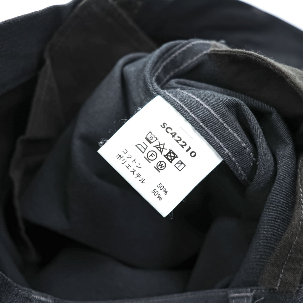 SUGAR CANE Made in Japan Wide 2-Tuck Pleated Work Chino Pants Gray M TALON Zip SC42210 FICTION ROMANCE