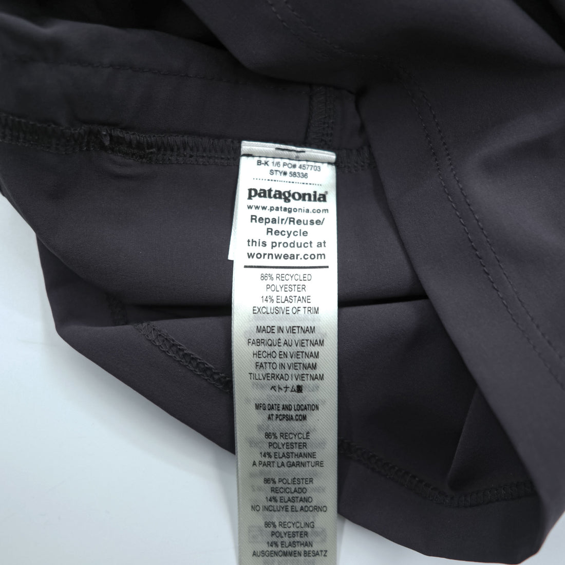 Patagonia Fleetwith Dress, Size M, Gray, Stretch, 58336