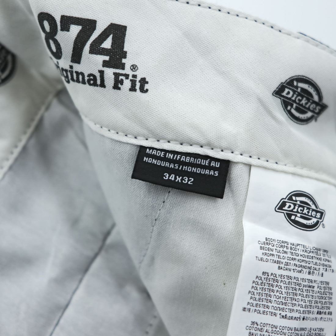 Dickies 874 オリジナルフィット チノ ワークパンツ L ネイビー FLEX 11874DN