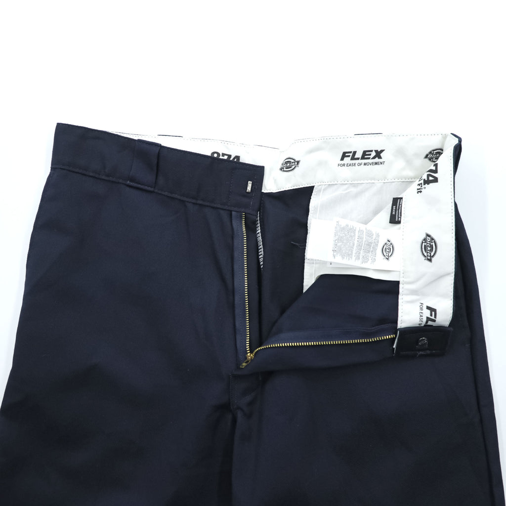 Dickies 874 オリジナルフィット チノ ワークパンツ L ネイビー FLEX 11874DN