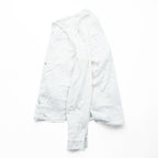 KAPITAL Japan Made Hi-neck Gauze Long-Sleeve Shirt, Size L, White