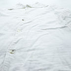 KAPITAL Japan Made Hi-neck Gauze Long-Sleeve Shirt, Size L, White