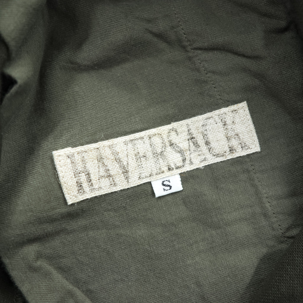HAVERSACK Japan Made Asymmetrical Balloon Sarouel Pants S Khaki Unused 861620