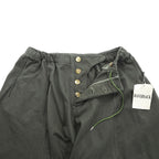 HAVERSACK Japan Made Asymmetrical Balloon Sarouel Pants S Khaki Unused 861620